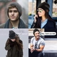 thumbnail image 2 of Bluetooth Beanie,Bigroof【Thick】Upgraded Wireless Bluetooth 5.0 Beanie Hat with Headphones Headset Earphone Knitted Beanie with Stereo Speakers and Mic for Women Men, 2 of 6
