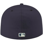 Men's New Era Navy Athletics White Logo 59FIFTY Fitted Hat