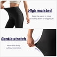 thumbnail image 2 of Hipuroga High Waisted Leggings with Pockets for Women Ultra Soft Lounge Yoga Pants for Casual Black M, 2 of 6