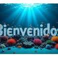 thumbnail image 4 of Heart Shaped Neon Banner with Gears Design Bienvenidos Lettering Background Backdrop Party Decorations for Welcome Events Gatherings Celebrations Photo Shoots, 4 of 4