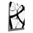 thumbnail image 2 of Epic Graffiti 'Monochrome Ripple I' by Grace Popp, Canvas Wall Art, 18"x26", 2 of 2