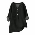 thumbnail image 2 of Womens Clothes Kelon Womens Tops Short Womens 3/4 Length Sleeve V Neck Business Dressy Casual 2026 Summer Loose Fit Tops Trendy, 3XL, 2 of 4