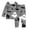 Grey-c, variant on Kcolen Halloween Gifts Halloween Pajamas 2Pcs Outfits for Teens,Long Sleeve Cute Print Crewneck Top Elastic Long Pants for Party Homewear