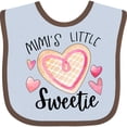 thumbnail image 3 of Inktastic Mimi's Little Sweetie with Heart Cookie Boys or Girls Baby Bib, 3 of 4