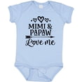 thumbnail image 3 of Inktastic Mimi and Papaw Love Me Boys or Girls Baby Bodysuit, 3 of 5