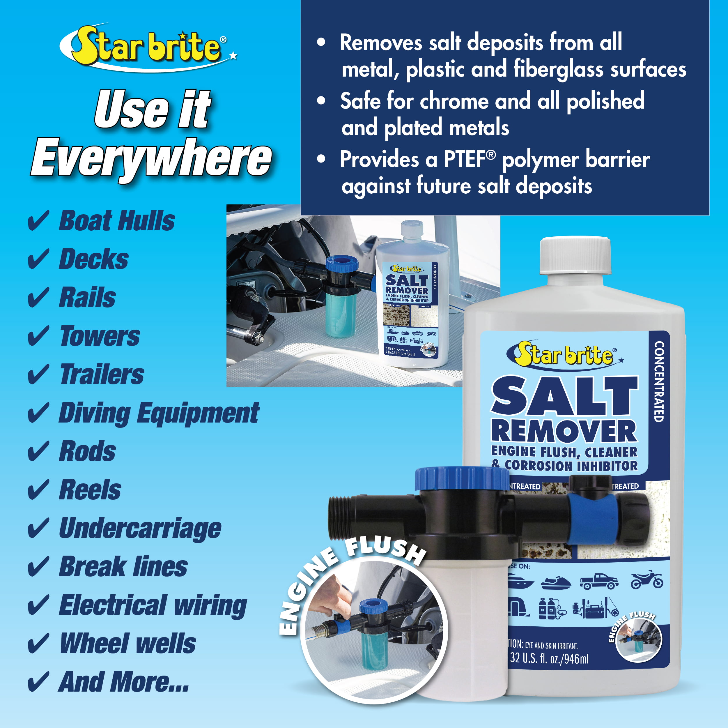 Star brite Salt Off Cleaner/Protectant Liquid 1 gal - Ace Hardware