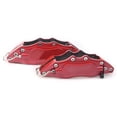 thumbnail image 4 of 4pcs Red Metal 3D Style Car Universal Disc Brake Caliper Front and Rear Cover Kit M+S-, 4 of 4