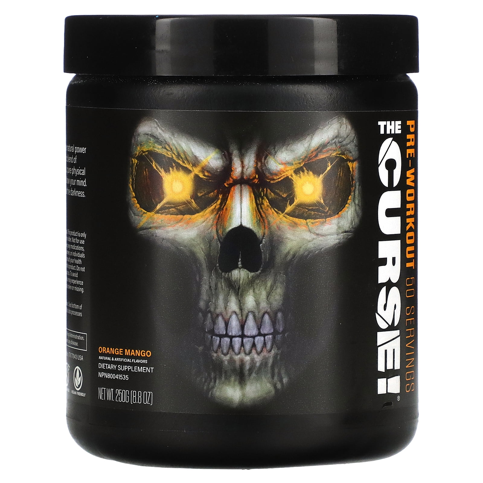 The Curse, Pre Workout, Orange Mango, 8.8 oz (250 g), JNX Sports