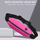 thumbnail image 1 of Riñoneras Riñoneras Bolsa Riñoneras impermeables invisibles en la cintura, riñoneras deportivas reflectantes (rosa roja), 1 of 5