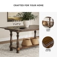 thumbnail image 4 of Signature Design by Ashley Sturlayne Flip-Top Brown Sofa Table with a Drop-Leaf Design, 4 of 7