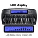 thumbnail image 3 of PL-NC30 Cargador de batería inteligente universal Pantalla LCD de 4 pulgadas Cargador inte PALO Muelle de carga, 3 of 7