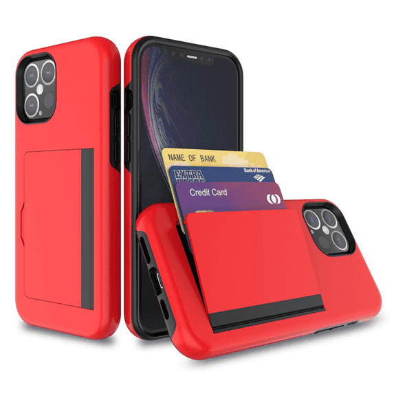 iPhone Hard Back Cover with ID/Credit Card Holder (iPhone12 Pro or iPhone12 Pro Max)