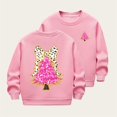 thumbnail image 1 of Cowsor Girls Sweatshirts Kids Cute Graphic Crewneck Pullover Tops Xmas Long Sleeve Holiday Shirts, 1 of 5