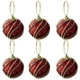 thumbnail image 2 of Tyidzon 6Pc Christmas Ornaments Set, 1.77"/45mm Christmas Tree Decorations, Hanging Christmas Balls for Indoor/Outdoor Holiday Party Home Decor, 2 of 5