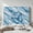 Blue Butterfly, variant on ZIATUBLES Bed Headboard Slipcover, Elastic Fabric Dust Resistant Decorative Bed Head Protector Cover Suitable for Twin Size, Home Bedroom Headboard Decoration Cover, Sea Wave Starfish Print