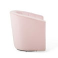thumbnail image 3 of Modway Prospect Performance Velvet Swivel Armchair in Pink, 3 of 8