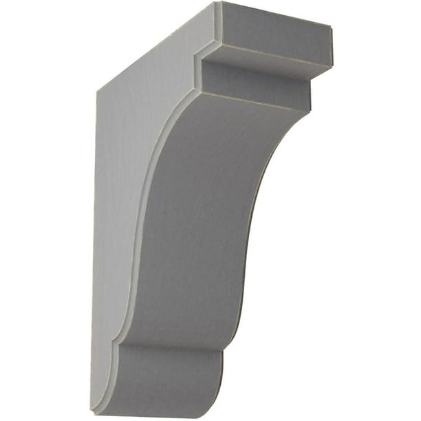3 1 2 W X 7 1 4 D X 9 1 2 H Bedford Wood Vintage Decor Bracket Pebble Grey Walmart Com Walmart Com