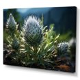 thumbnail image 2 of Designart "Majestic Green Thistle I" Floral Canvas Art Print, 2 of 5