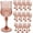 Rose Gold, variant on 12 PCS Rose Gold Plastic Wine Glasses，Cordial Glasses，Goblets，Can be Used for Weddings, Everyday Fun Parties and More!
