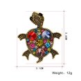 thumbnail image 2 of 2 uds broche de tortuga retro lindo personalizado broche de animal de moda, 2 of 5