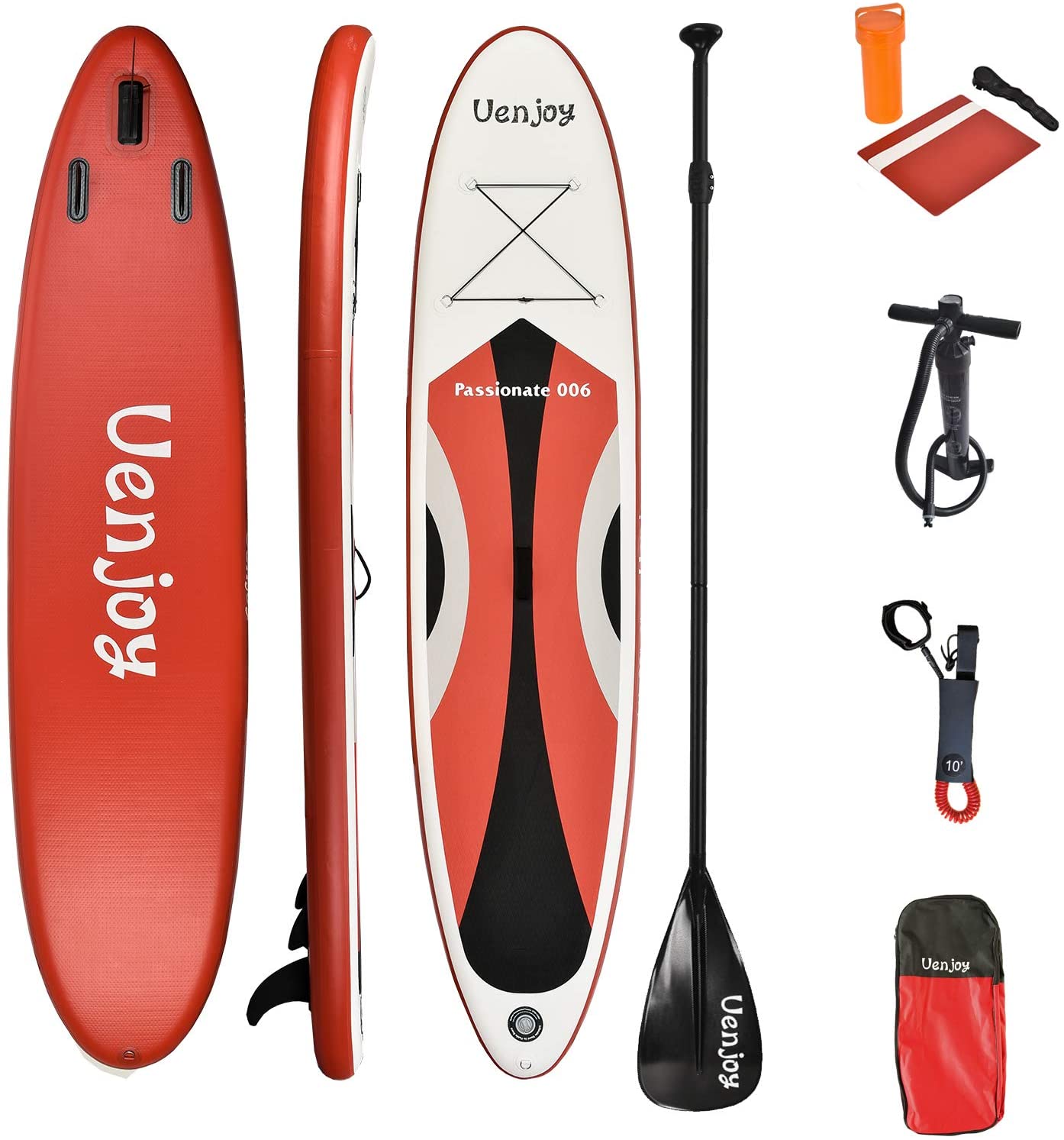 Uenjoy Upgrade 11' Inflatable Stand Up Paddle Board, UltraThick