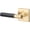 Satin Brass / Flat Black, variant on Sure-Loc AP100-SQ 15 GRIP-SM 26 Aspra Square Non-Turning One-Sided Dummy Door Lever -