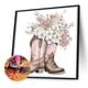 thumbnail image 5 of Pintura de diamante 5D DIY Taladro redondo completo Botas de vaquero occidental Decoración del hogar, 5 of 9