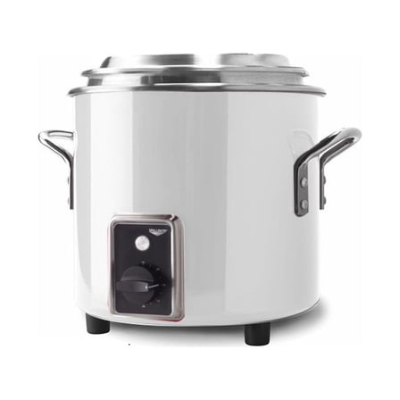Vollrath 7217750 7 Qt Pearl White Stock Pot Kettle Rethermalizer
