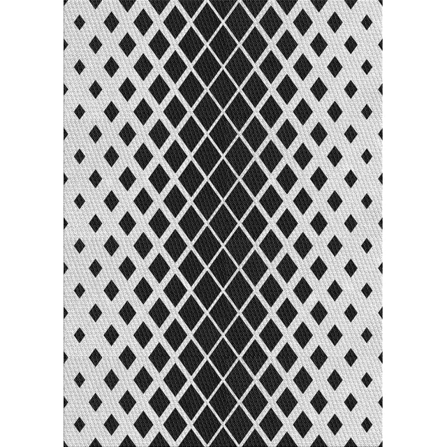 Ahgly Company Tapis Rectangulaire Lavable en Machine Intérieur Transitionnel Gris Brun, 8 Pieds x 10 Pieds