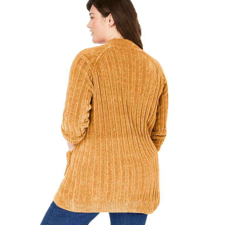 Mustard top chenille cardigan