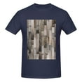 thumbnail image 4 of Bingfone Wooden Texture Men'S Loose Fit Short-Sleeve Pocket T-Shirt, 4 of 7