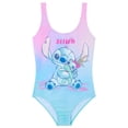 thumbnail image 1 of Traje de baño Disney para niñas de una sola pieza, cómodo, elástico, de 5 a 6 años, 1 of 5