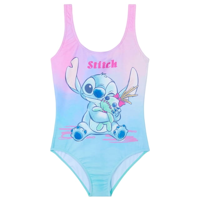 Traje de baño Disney para niñas de una sola pieza, cómodo, elástico, de 5 a 6 años