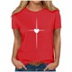 thumbnail image 5 of RKSTN Valentine's Day Gift Women's Cotton T Shirts Oversized Crewneck Valentine Printed Short Sleeve Shirt Pullover Top Womens Casual Graphic Print Round Neck Plus Size Loose Comfy Summer Tee Shirt, 5 of 7