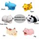 thumbnail image 2 of Paquete de 6 lindos protectores de cables de animales, varios accesorios de cables para masticar cables de animales, protectores de cables de teléfono, incluidos tigre/cerdo/oso polar/tiburón/panda/g, 2 of 5
