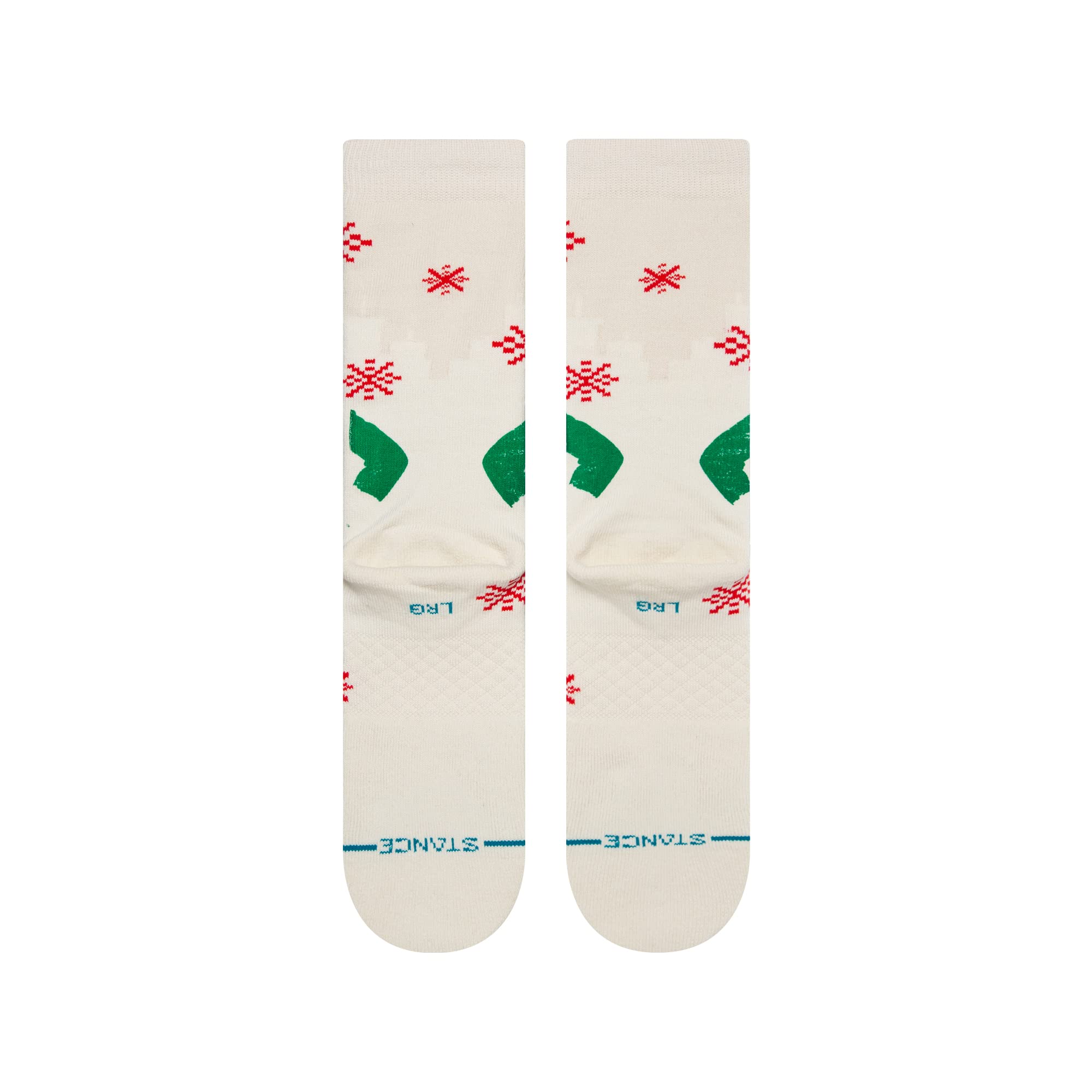 Stance Men's Crew Socks ~ BUDDY THE ELF off white (M)
