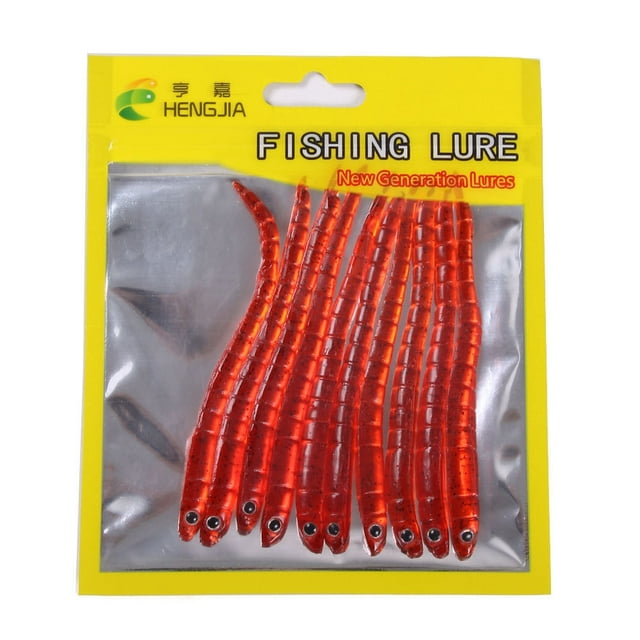 ddioayh Clearance Soft Lur e Fishing Colors EarthWorm Soft Bait Lur e Fishing