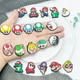 thumbnail image 4 of 25 Pcs Mario Cartoon Charms for Boys Girls Charms Pack Cute Pins Accessories Cartoon Charms for Shoes Clogs Slides Bracelet Wristband Shoe Decoration, 4 of 4