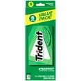 thumbnail image 3 of Trident Spearmint Sugar Free Gum, Value pack, 8 packs of 14 Pieces (112 Total Pieces), 3 of 10