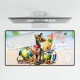 thumbnail image 4 of Sphynx Hello Summer with Sunglasses and Surfboard Tropical Vibes Desk Mat Full Keyboard Mouse Pad Cat Lover Kitten Owner Gifts Idea Large Mousepad - 00007, 4 of 5