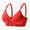 Red, variant on DPTALR Womens Dailywear Bars Embroidered Glossy Comfortable Breathable Bra Underwear No Rims
