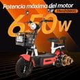 thumbnail image 4 of Motobici eléctrica Honey Whale U1S Rojo, 4 of 8