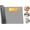 Grey/Black, variant on Large Self Healing Cutting Mat: 24" x 36" Double Sided 5-Ply Hobby Mat, A1 Rotary Cutting Sewing Mat for Crafts, Fabric,Sewing,Quilting,Scrapbooking,Projects,Grey/Black