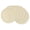 Ivory, variant on Sm:)e 15 Inch Round Braided Woven Placemats Set of 4, Cotton Polyester Washable Heat Resistant Placemats, Decor for Kitchen Dining Table and Party(Ivory)