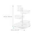 thumbnail image 2 of unbranded Estante Transparente Giratorio De Maquillaje Para Con Amplios Compartimentos, 2 of 8