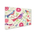 thumbnail image 2 of Trademark Fine Art 'Damask Floral and Bird' Canvas Art by Farida Zaman, 2 of 3