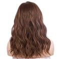 thumbnail image 4 of OneDor Premium Japanese High-Temperature Fiber Synthetic Hair 130% Density Wavy Lace Front Side Part Long Wigs (Light Brown Evenly Blended with Dark Natural Blonde-RL12/16), 4 of 7