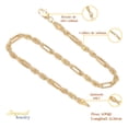 thumbnail image 2 of Pulsera de oro italiano Imperial Jewelry Milano 3x1 de 10 quilates 3.6mm 21.5cm, 2 of 5