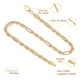 thumbnail image 2 of Pulsera de oro italiano Imperial Jewelry Milano 3x1 de 10 quilates 3.6mm 21.5cm, 2 of 5