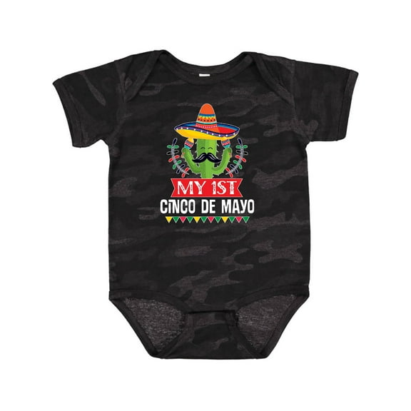 Inktastic Cinco De Mayo Party Babys 1st Boys or Girls Baby Bodysuit